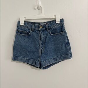 American Apparel High Waist Jean Shorts Size 29 (Fits 26/2)